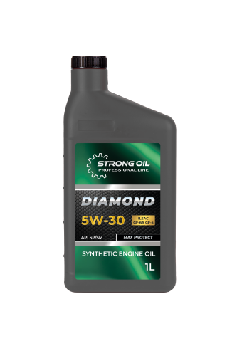 0101480027-SO МАСЛО STRONG OIL DIAMOND ENGINE  5W-30  синтетика (канистра 1л) API SP/SM ILSAC GF-6